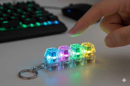 Mechanical Click-Fidget Keychain